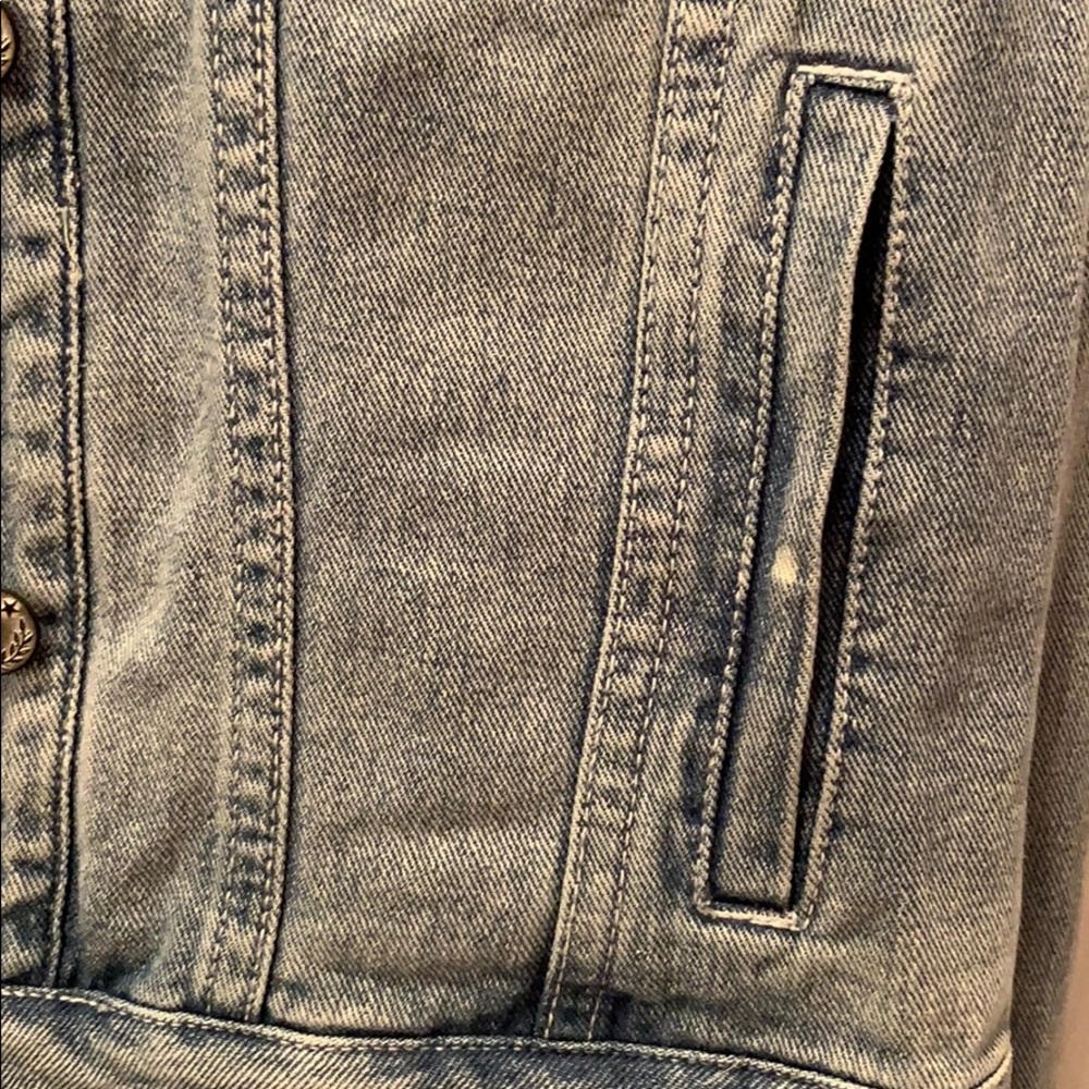 Free People Light Blue Jean Jacket - Picture 4 of 6